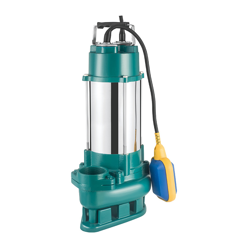 Flotador cortador de bomba sumergible de aguas residuales de acero inoxidable 1HP